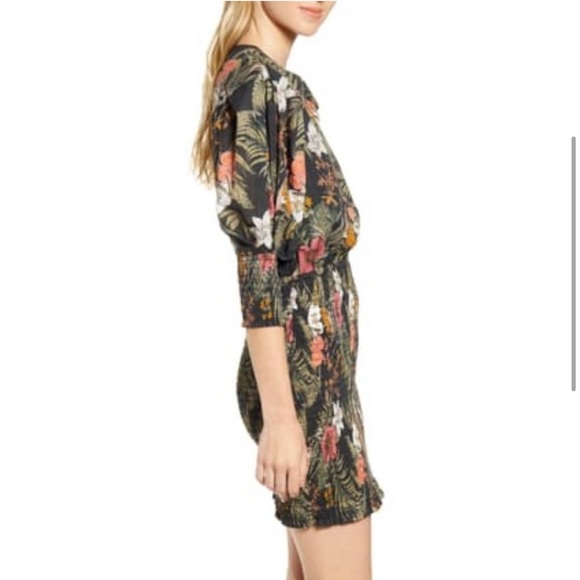 Rebecca Minkoff Geneva Printed Smock Dress / Silk Floral Bohemian / Size Small - Picture 3 of 10